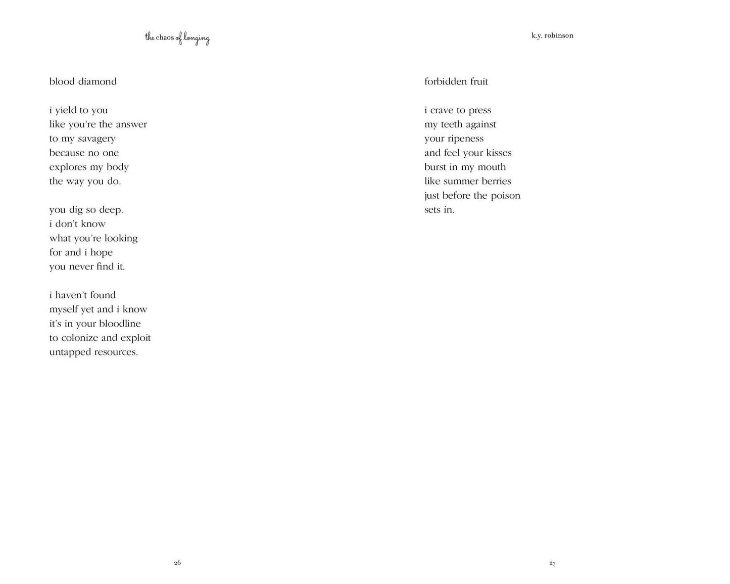 The Chaos of Longing