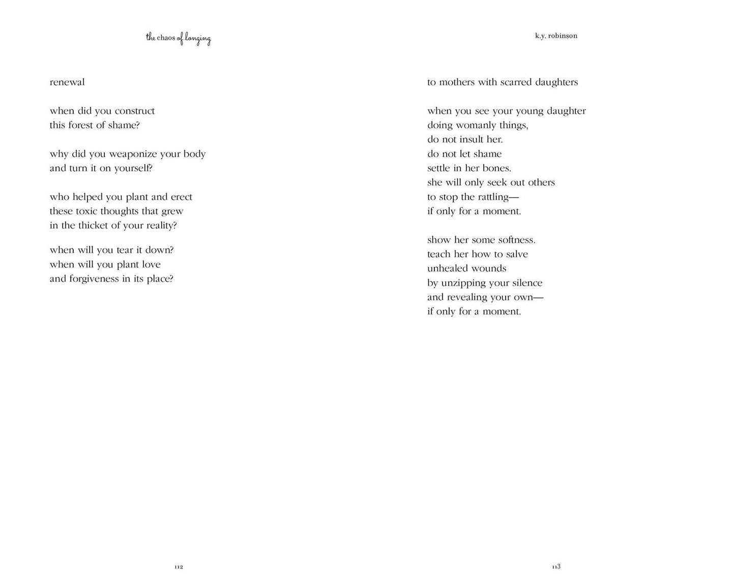 The Chaos of Longing