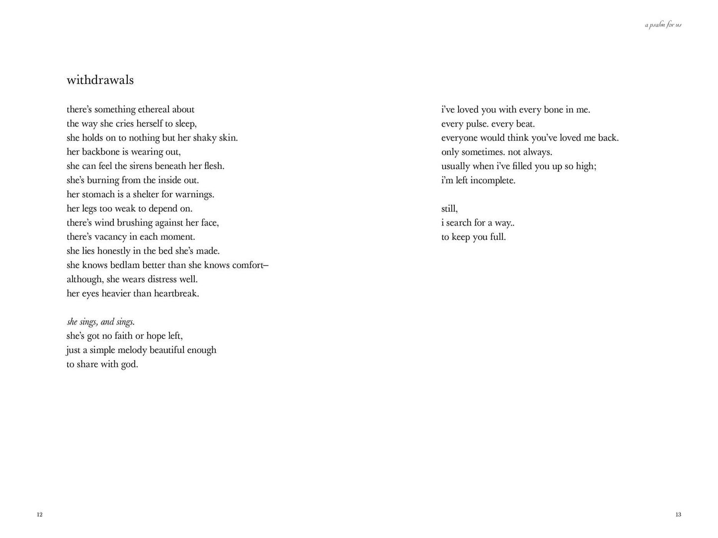 A Psalm for Us