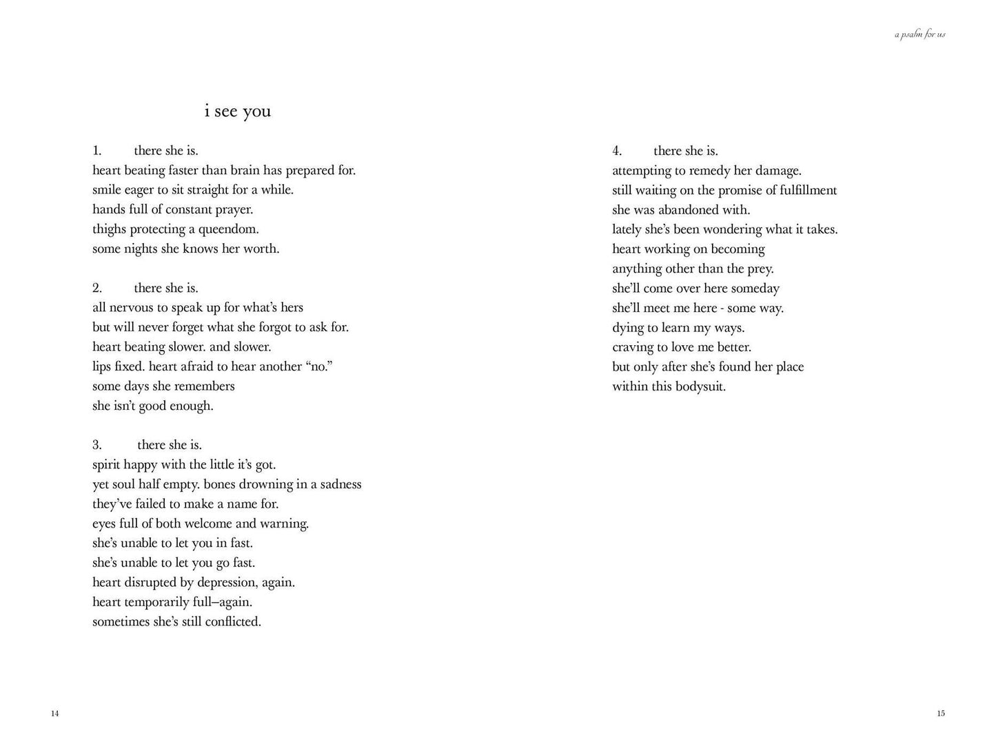 A Psalm for Us