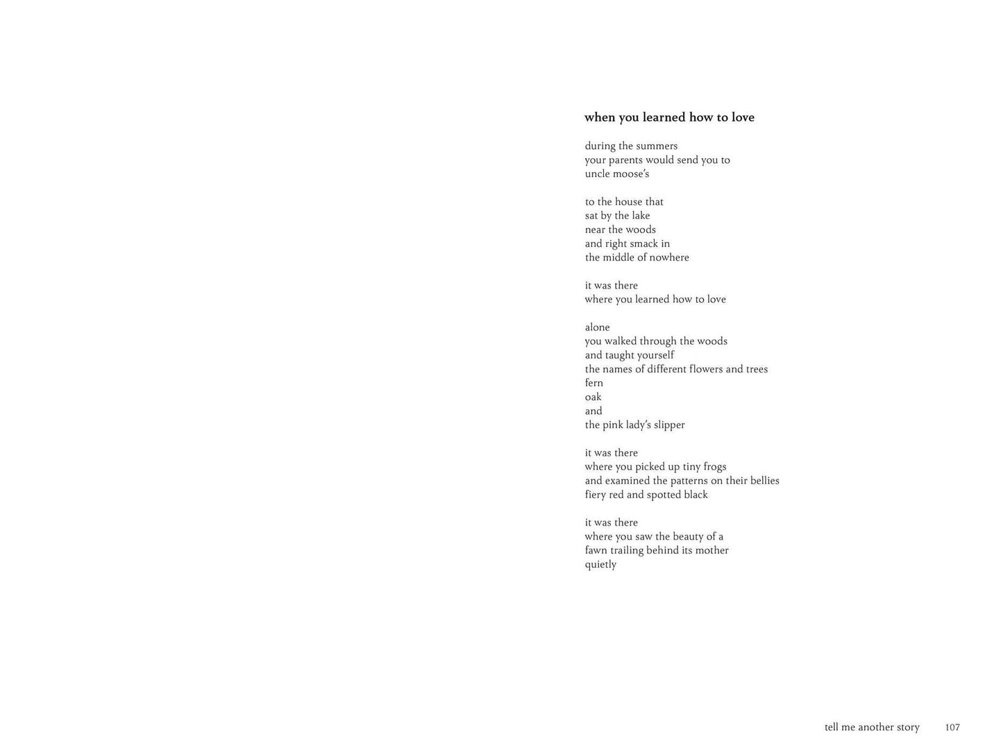 Tell Me Another Story: Poems of You and Me