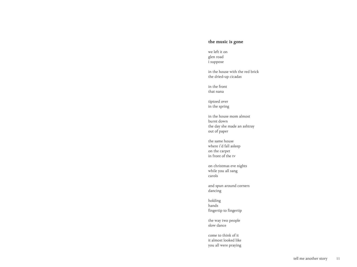 Tell Me Another Story: Poems of You and Me