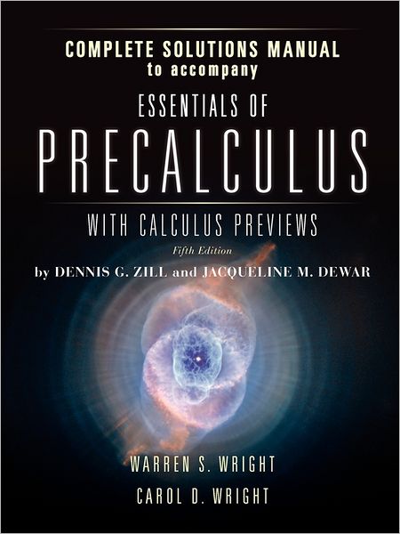 Essen Of Prec W/Calc Prev 5e Inst Complete Sol Man