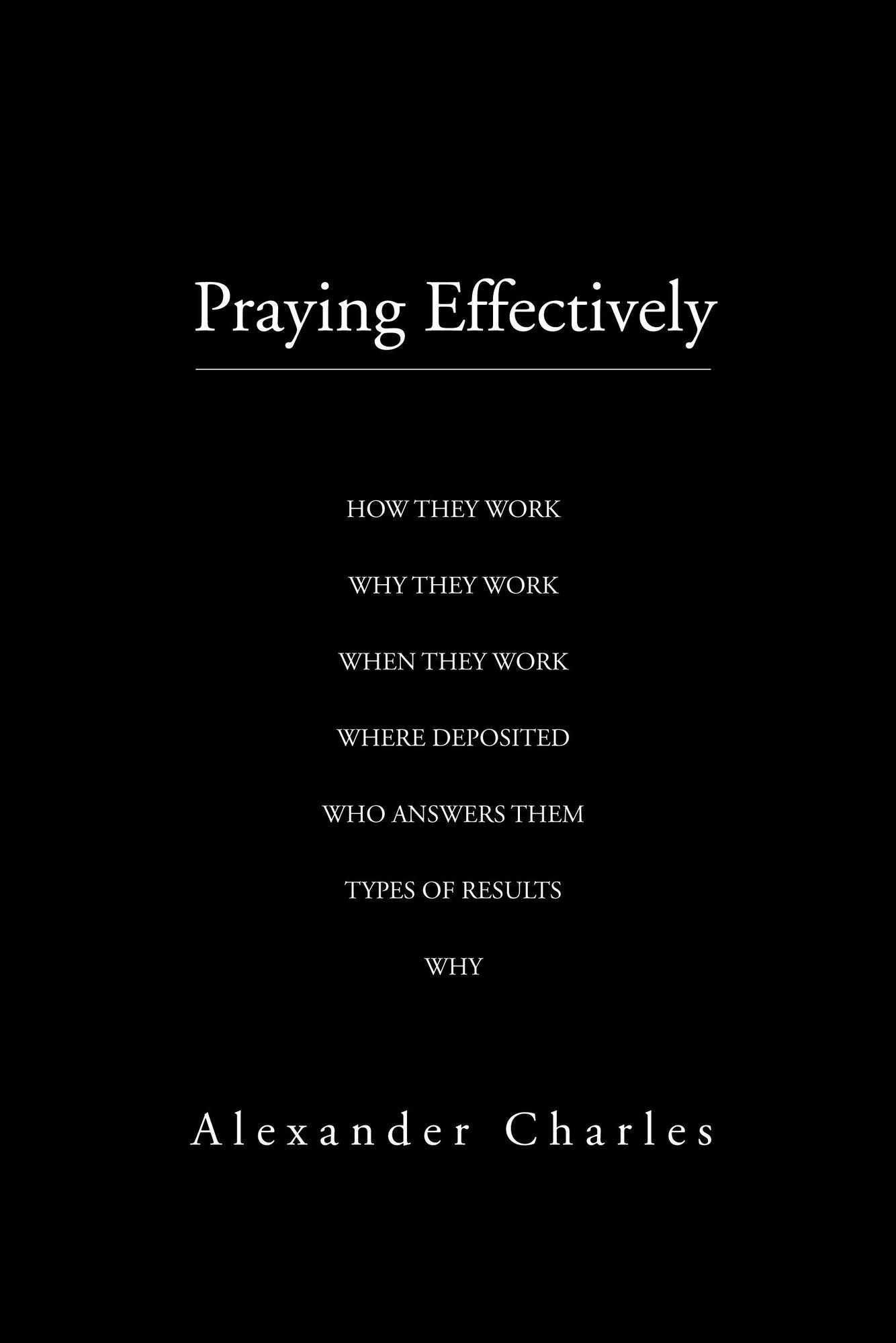 Praying Effectively