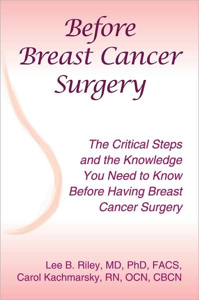 Before Breast Cancer Surgery: The Critical Steps and the Knowledge You Need to Know Before Having Breast Cancer Surgery