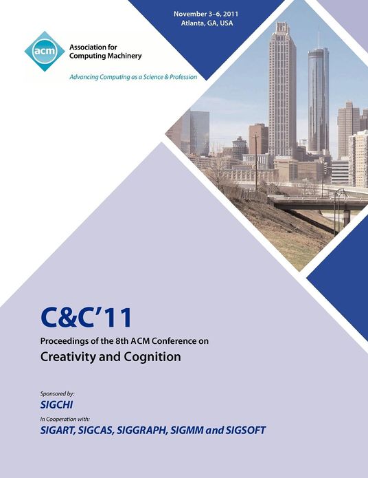 C and C 11 Proceedings of the 8th Acm Conference on Creativity and Cognition
