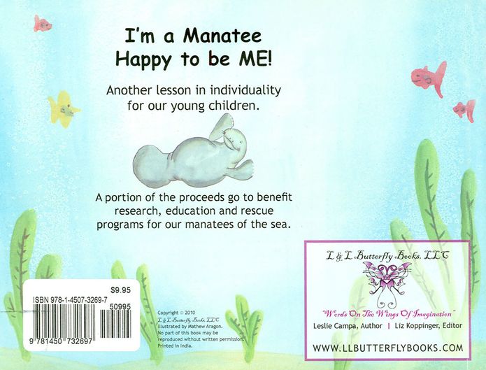 I'm a Manatee Happy to be ME!