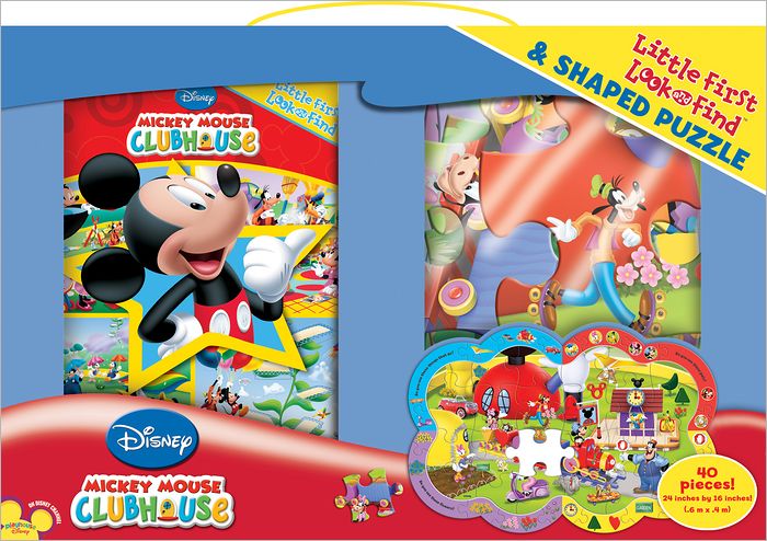 Mickey Mouse Clubhouse Little First Look & Find: Shaped Puzzles