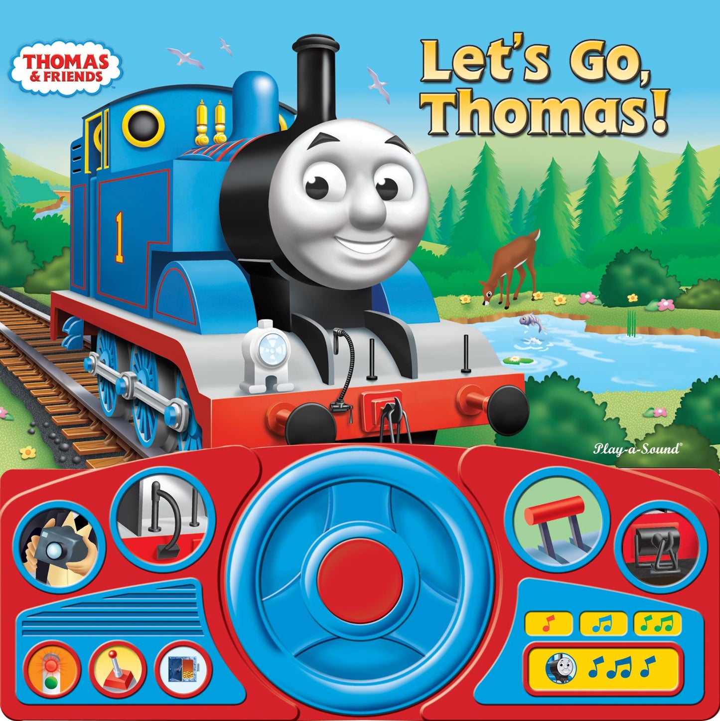 Ride Along with Thomas Steering Wheel Bk