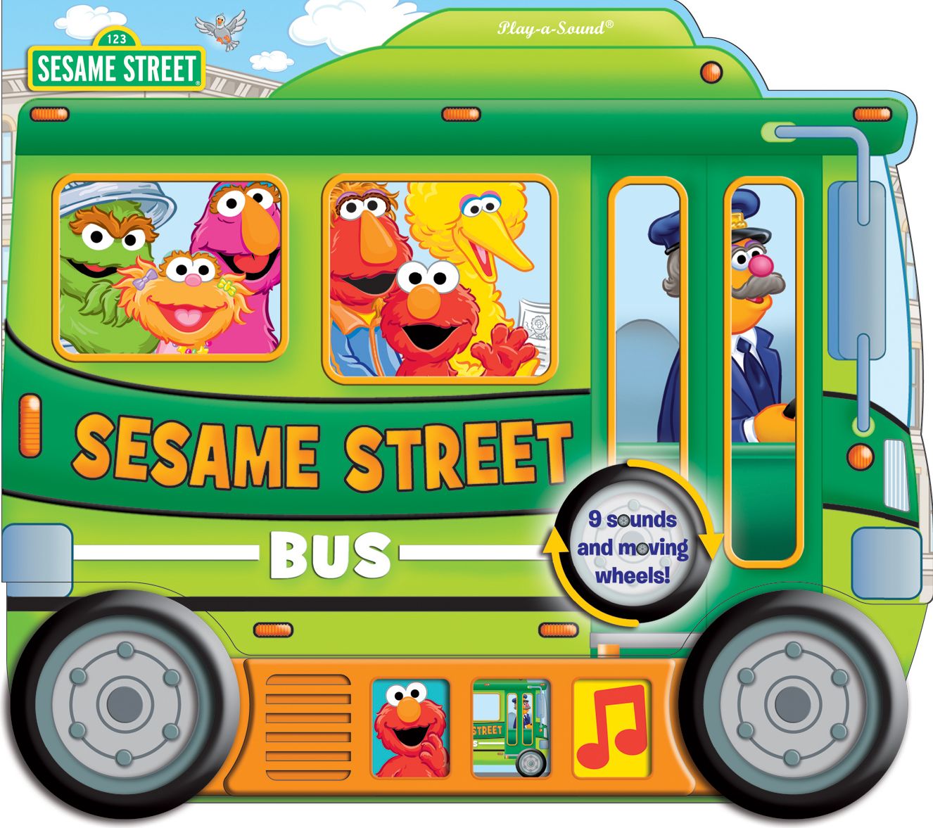 Sesame Street: Sesame Street Bus: Shaped Vehicle Play-a-Sound Book