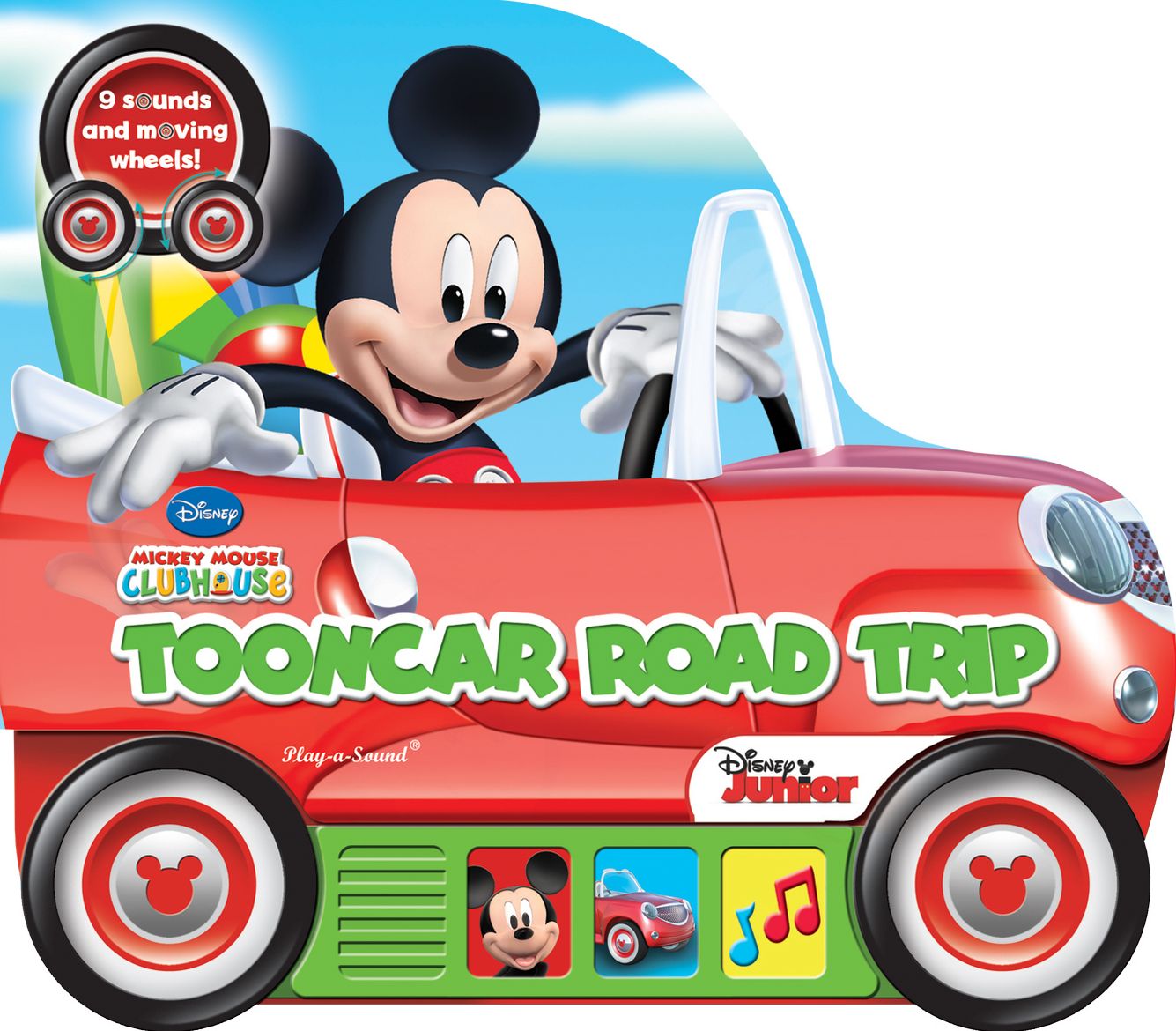 Mickey Mouse Clubhouse: Toon Car Road Trip: Shaped Vehicle Play-a-Sound Book