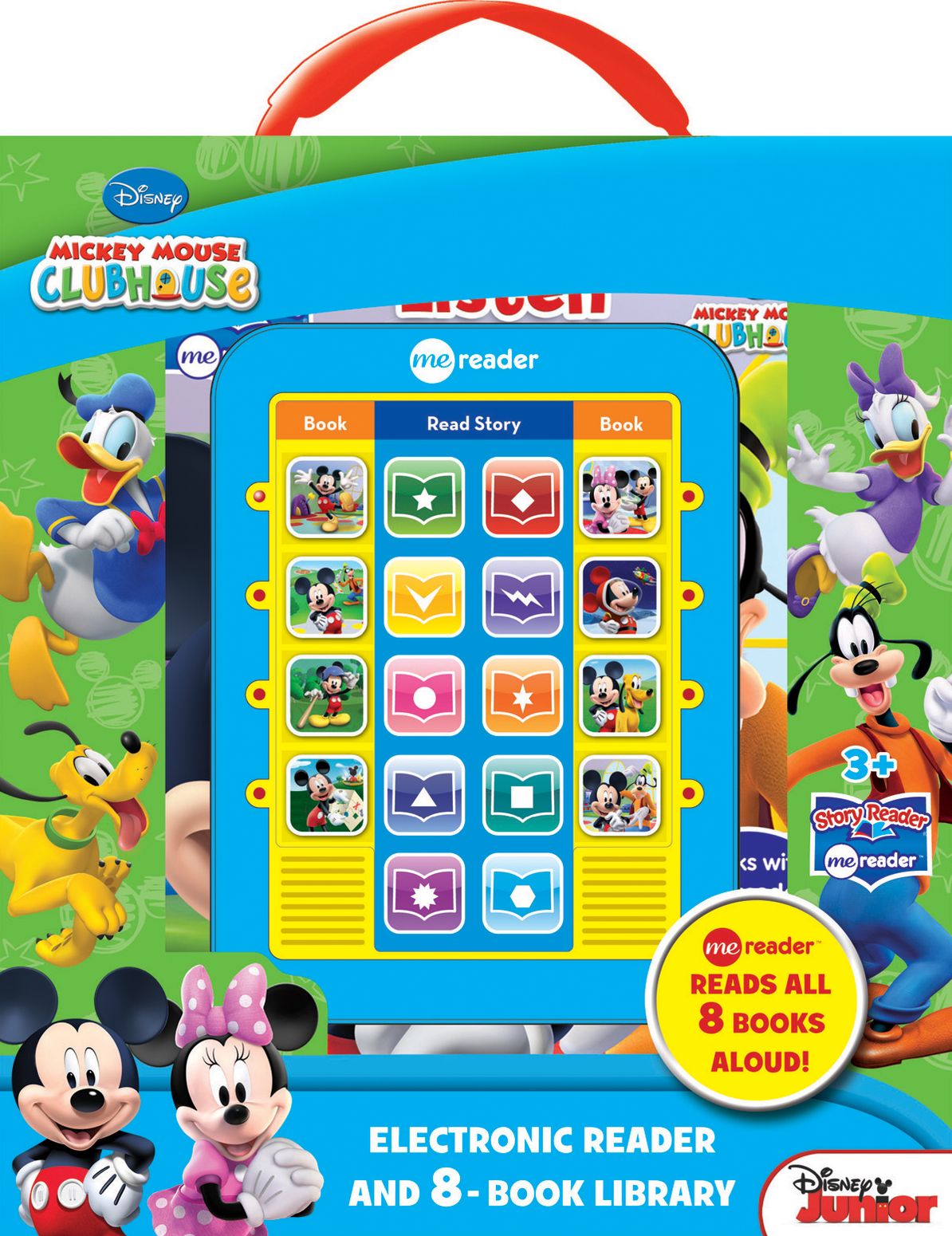Mickey Mouse Clubhouse Electronic Reader and 8-Book Library: Story Reader ME Reader