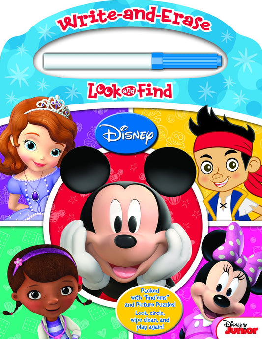 Write-and-Erase Look Find? Disney Junior: Packed with "find 'ems" and picture puzzles! Look, circle, wipe clean, and play again!