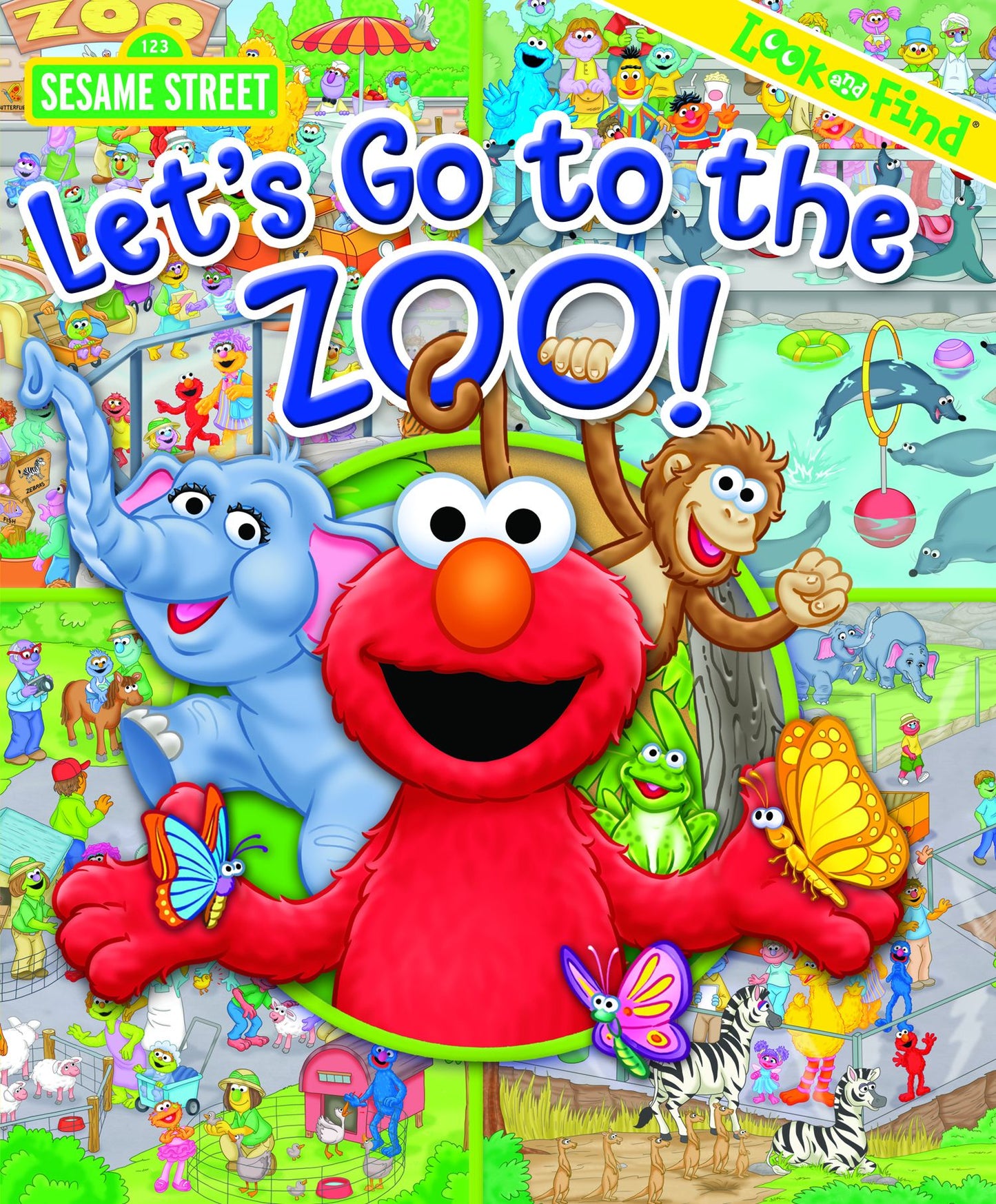 Sesame Street Let's Go to the Zoo! Look and Find