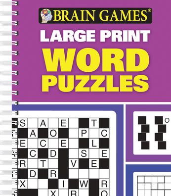 Brain Games Large Print Word Puzzles