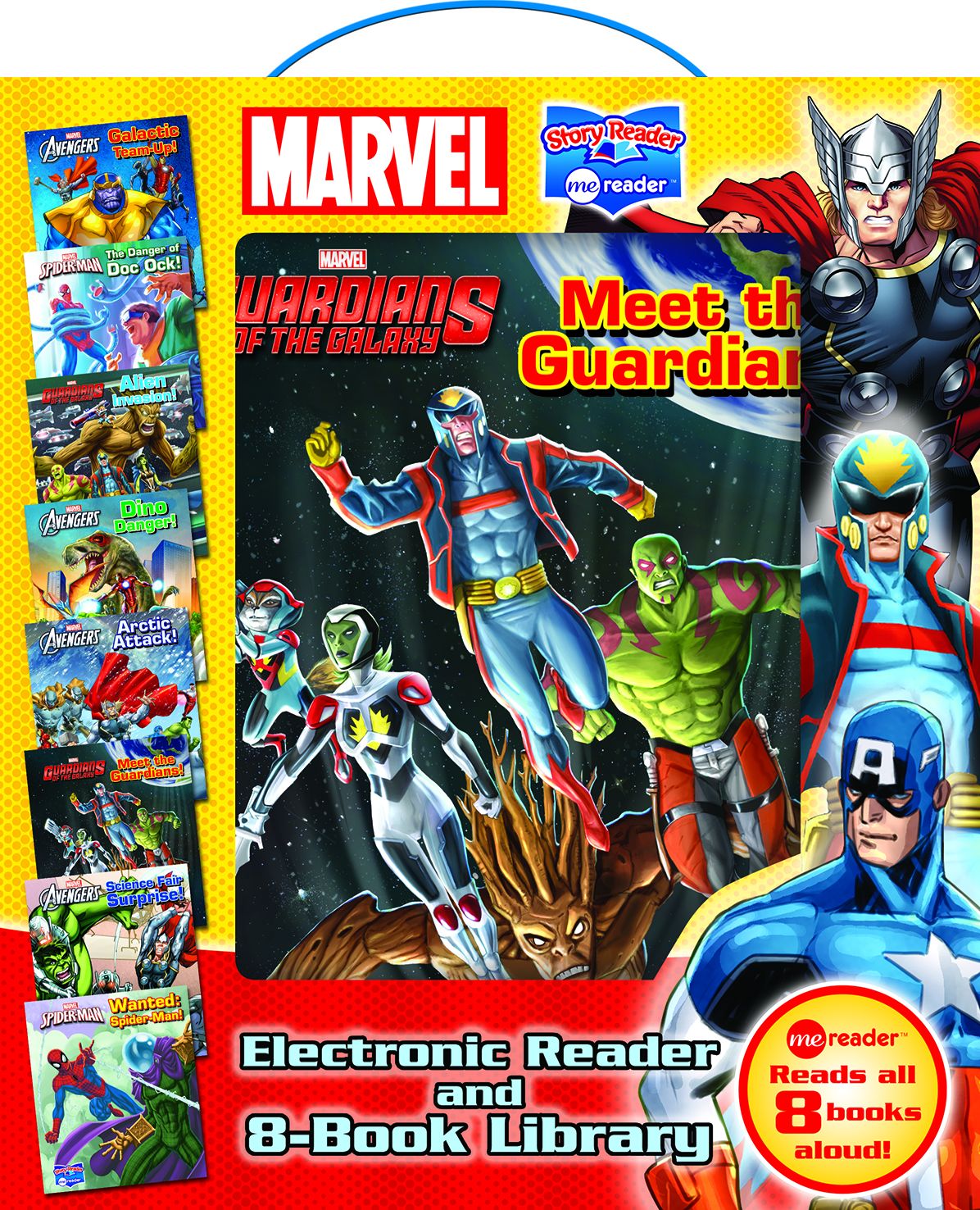 Marvel Me Reader Electronic Reader and 8-Book Library: Reads all 8 Books aloud!