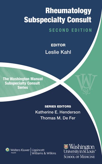 The Washington Manual of Rheumatology Subspecialty Consult
