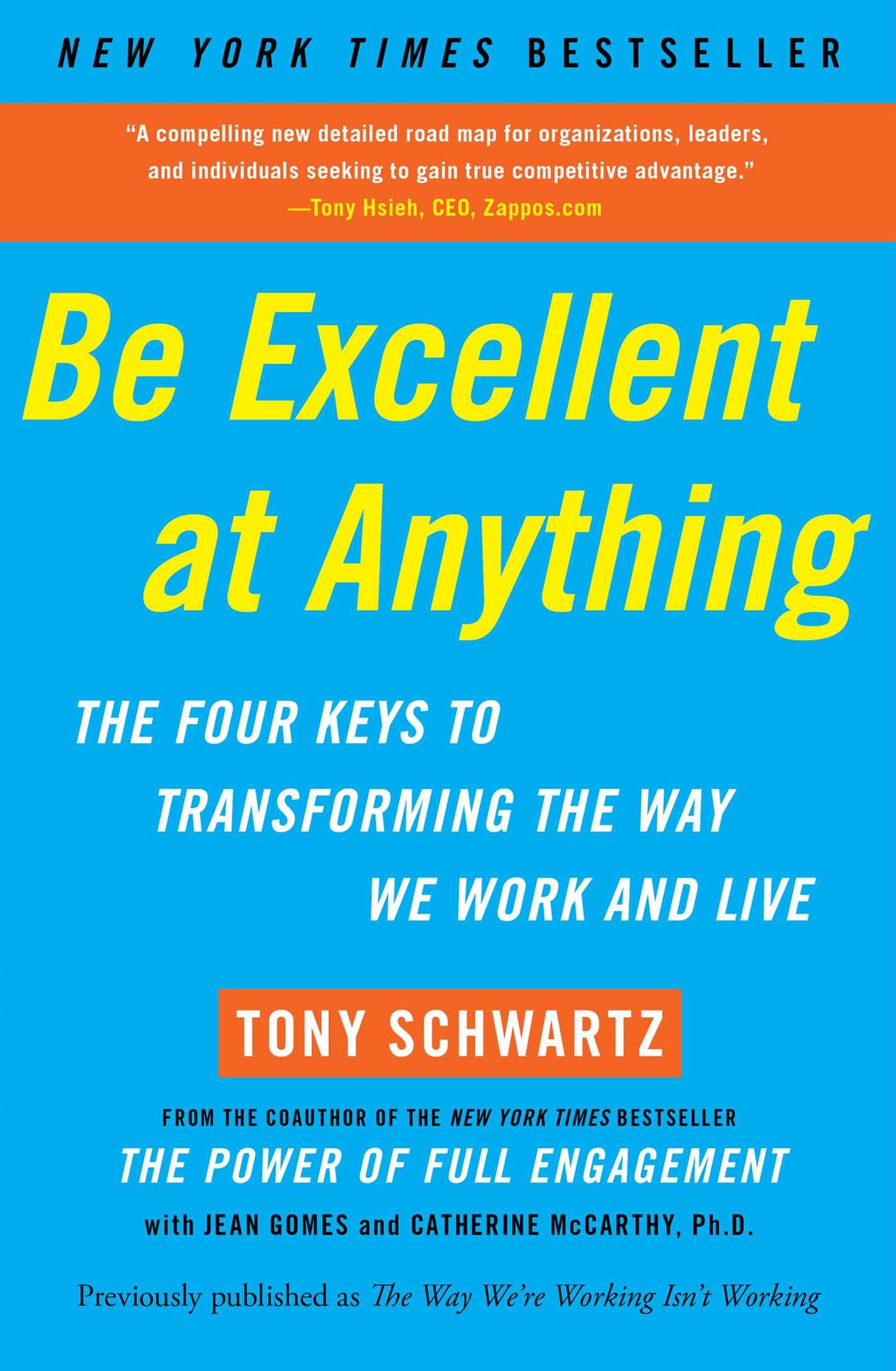 The Way We're Working Isn't Working: The Four Forgotten Needs That Energize Great Performance
