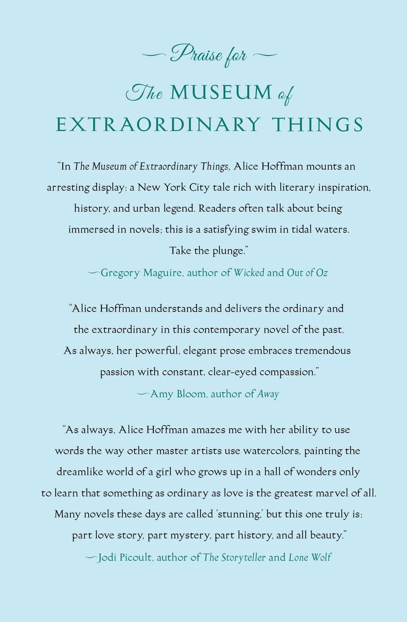 The Museum of Extraordinary Things