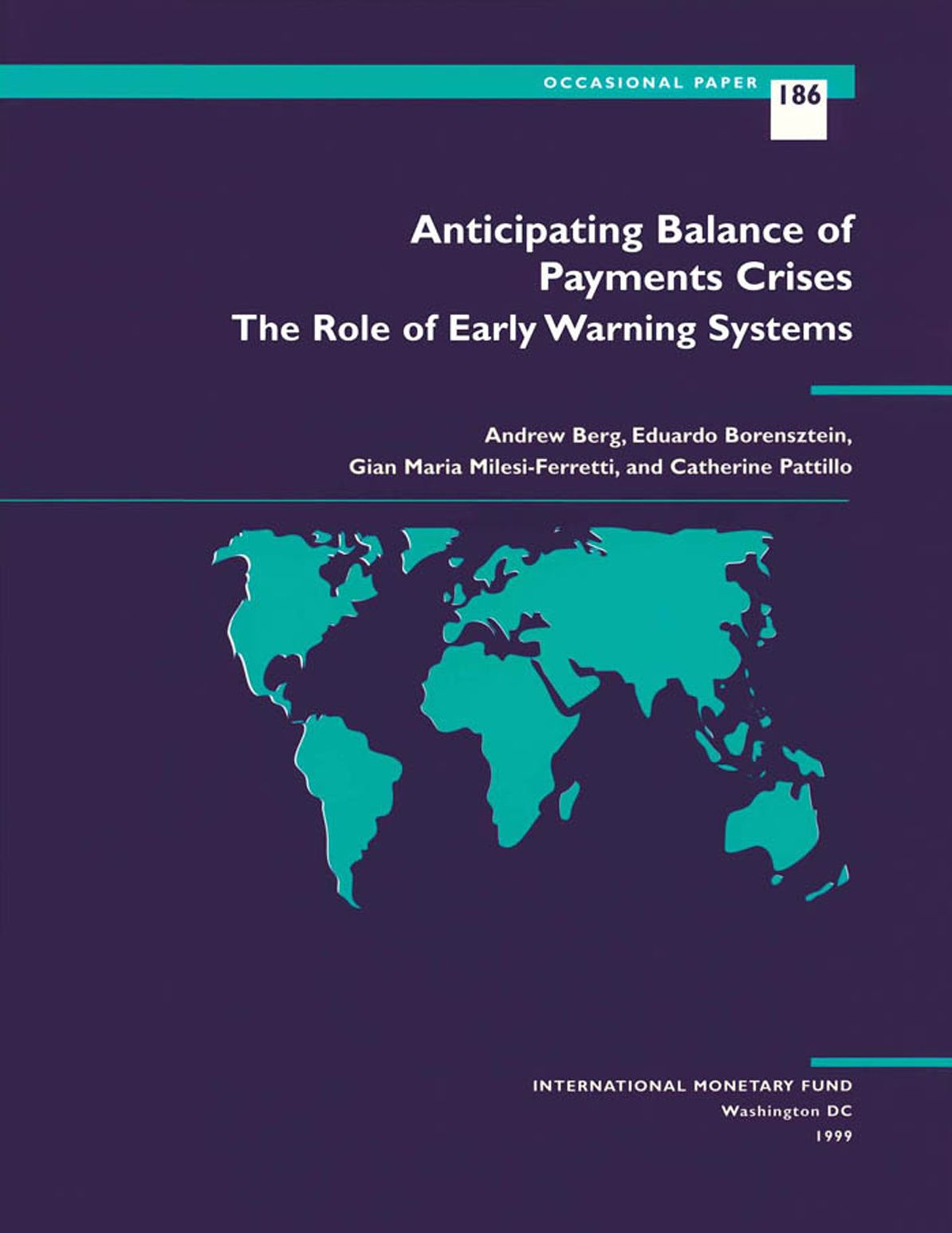 Anticipating Balance of Payments Crises--The Role of Early Warning Systems