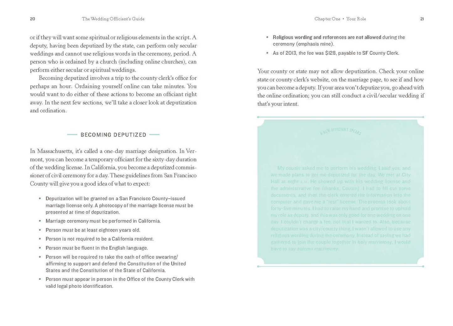 The Wedding Officiant's Guide: How to Write and Conduct a Perfect Ceremony