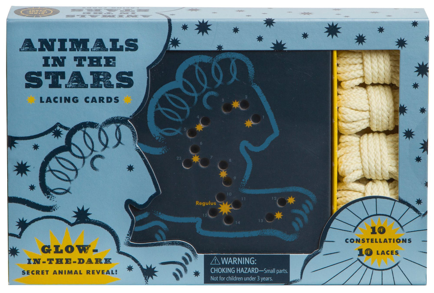 Animals in the Stars Lacing Cards
