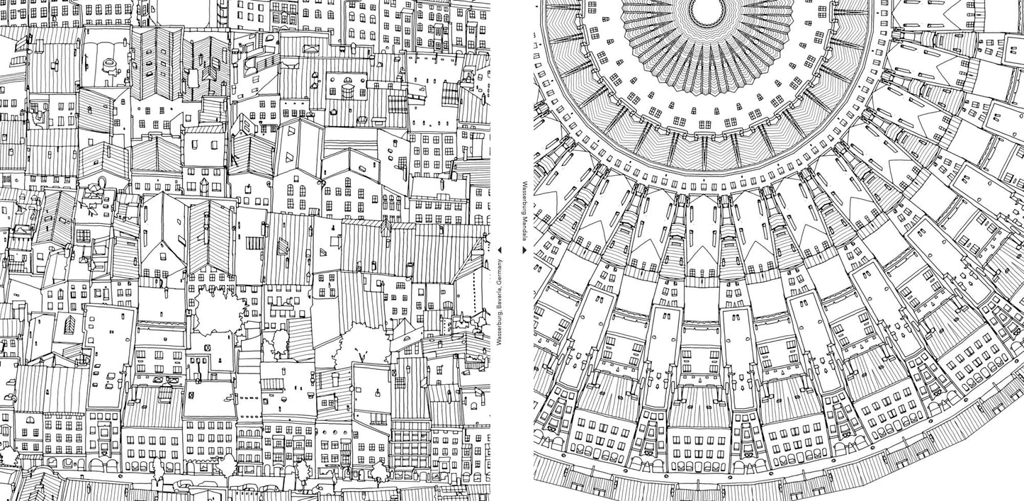 Fantastic Cities: A Coloring Book of Amazing Places Real and Imagined