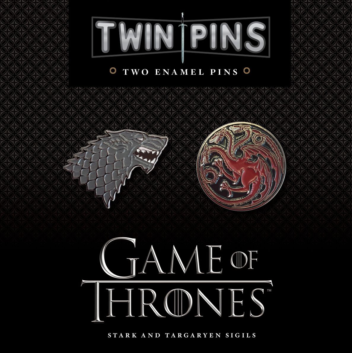 Game of Thrones Twin Pins