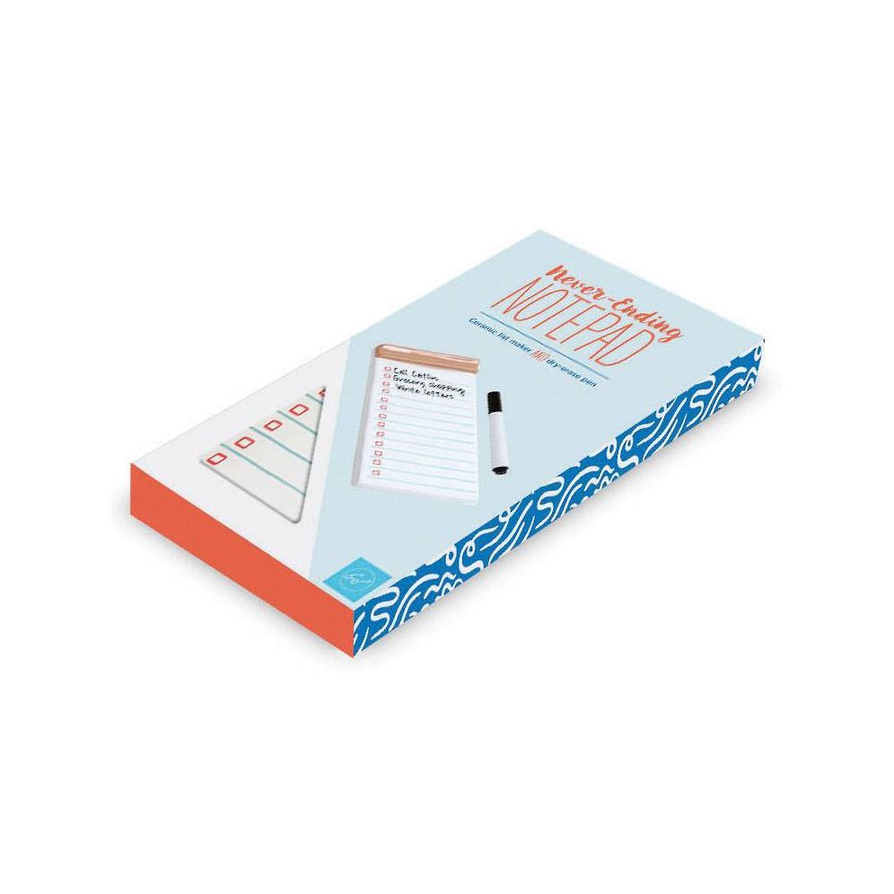 Never-Ending Notepad: Ceramic list maker and dry-erase pen
