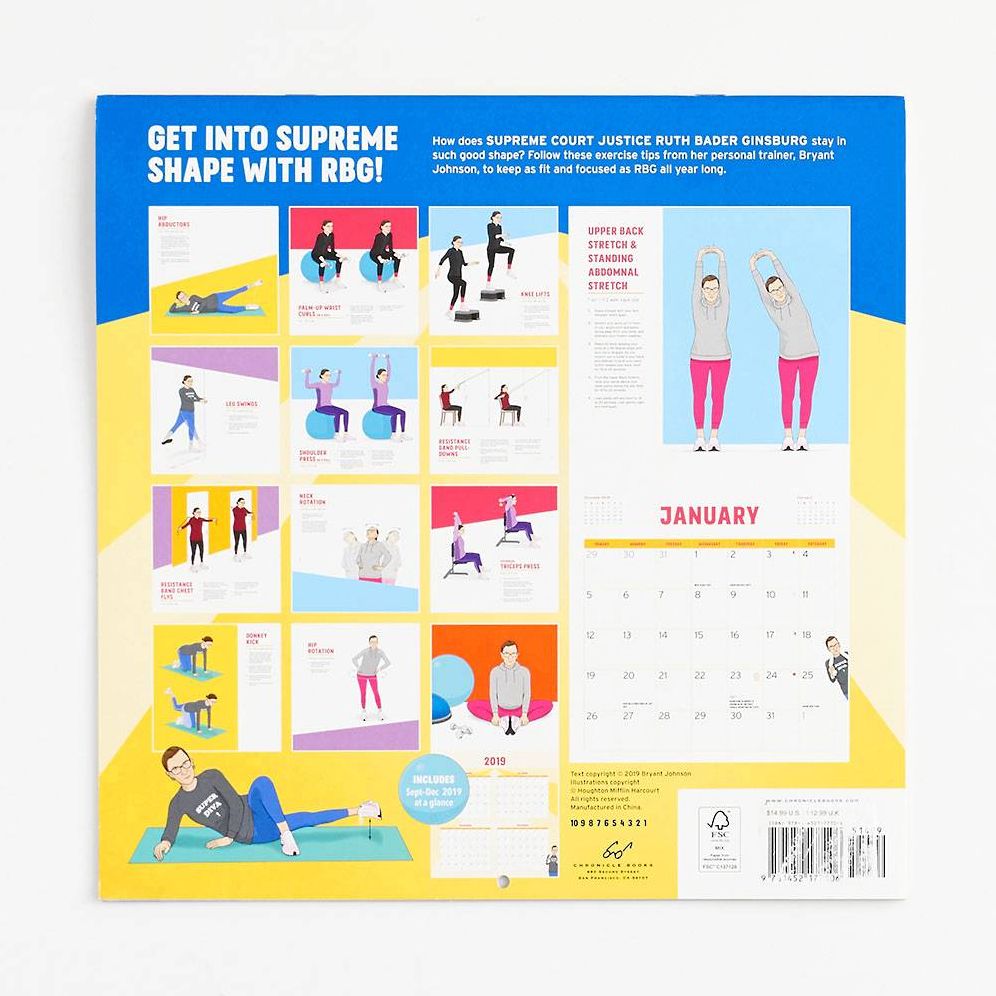 2020 RBG Workout Calendar