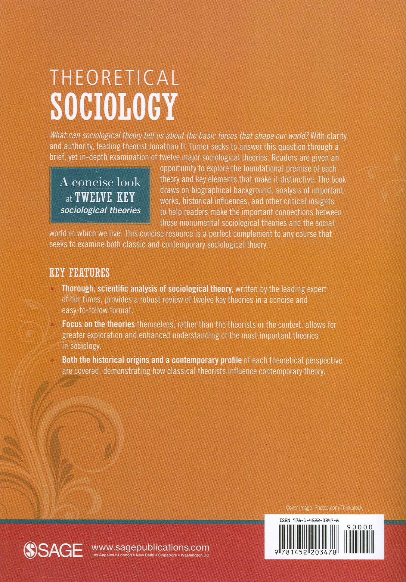 Theoretical Sociology: A Concise Introduction to Twelve Sociological Theories
