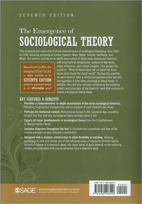 The Emergence of Social Theory