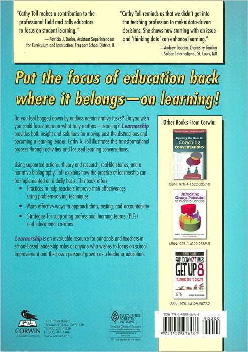 Learnership: Invest in Teachers, Focus on Learning, and Put Test Scores in Perspective