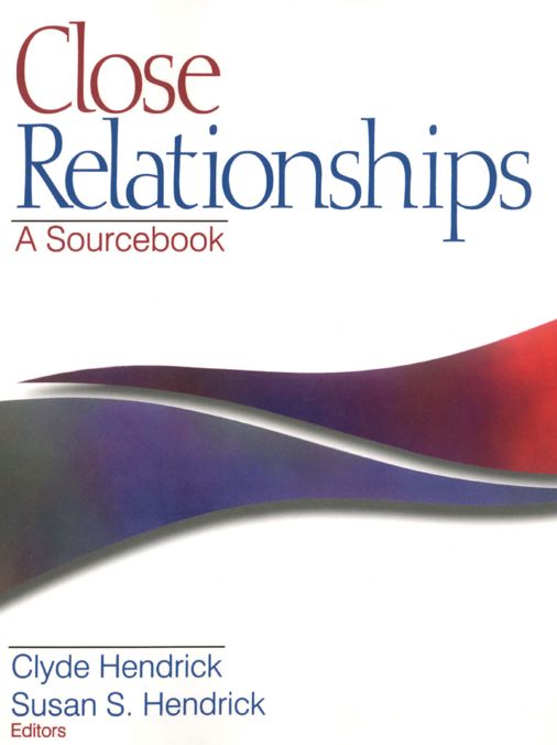 Close Relationships: A Sourcebook