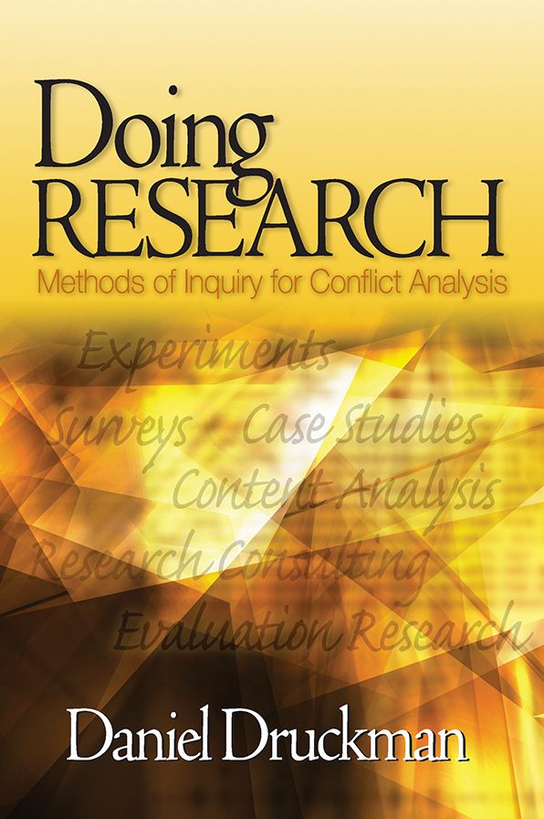Doing Research: Methods of Inquiry for Conflict Analysis