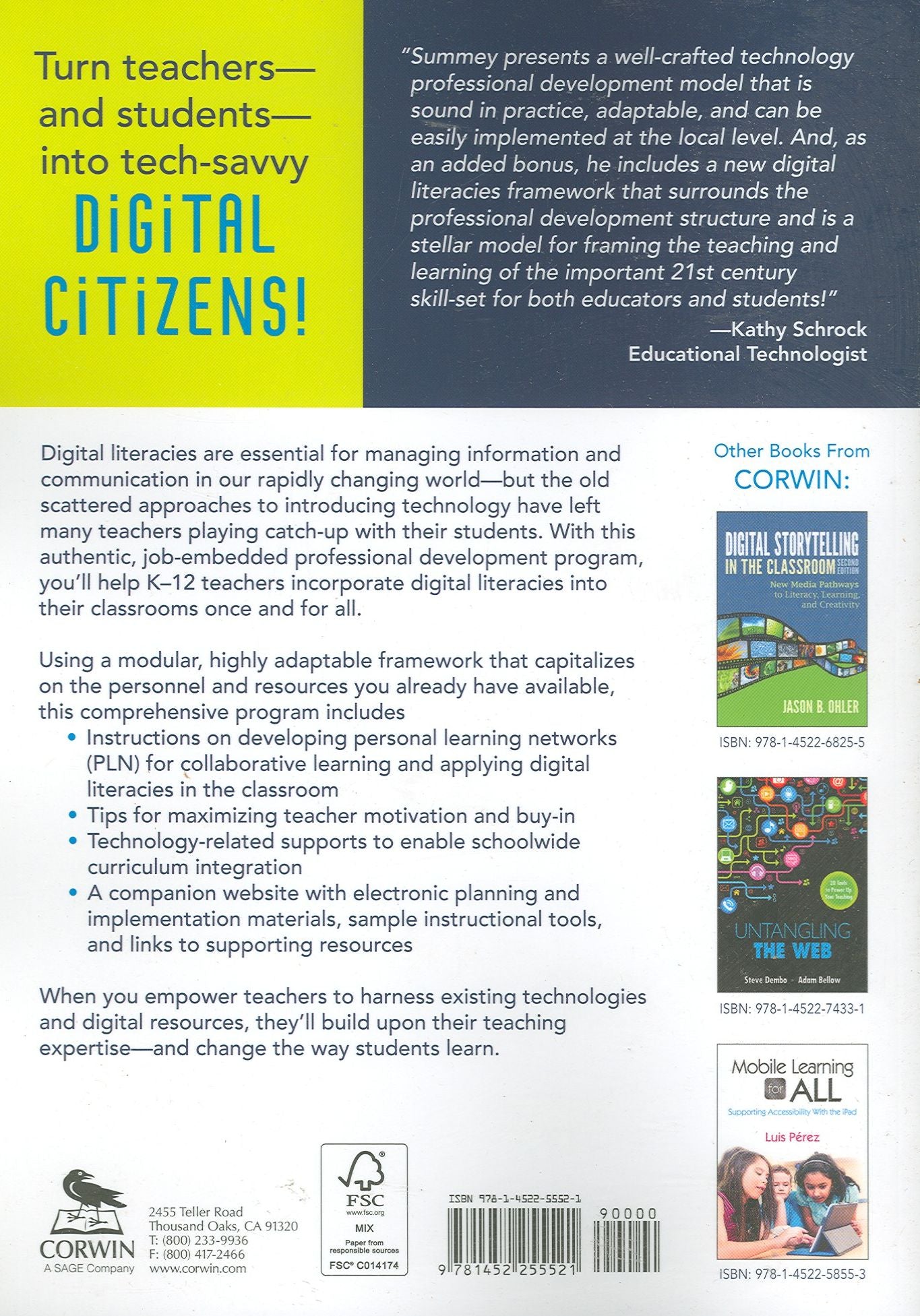 Developing Digital Literacies: A Framework for Professional Learning