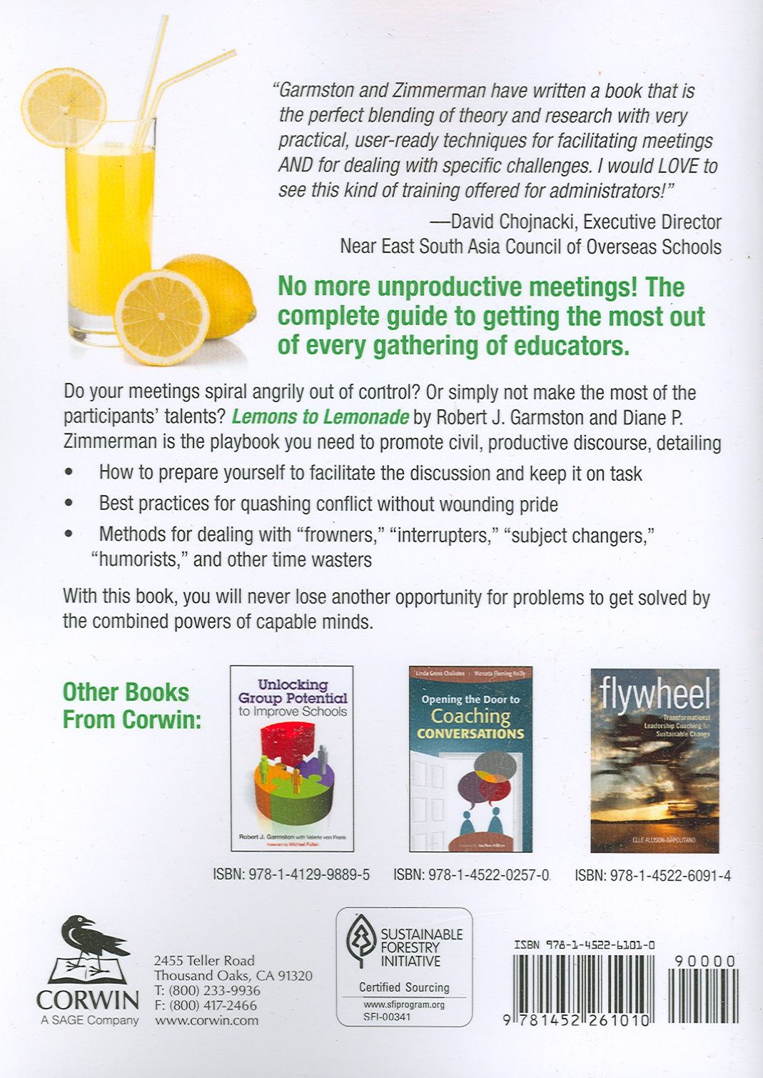 Lemons to Lemonade: Resolving Problems in Meetings, Workshops, and PLCs
