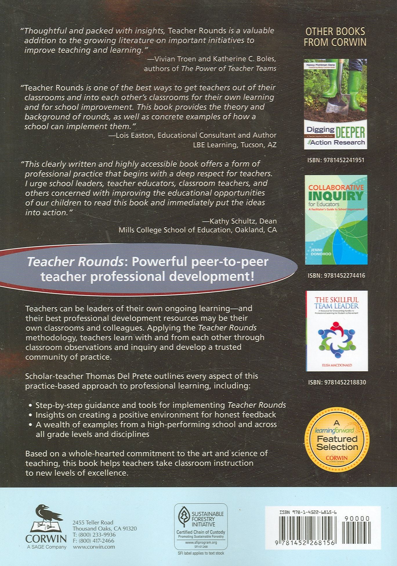 Teacher Rounds: A Guide to Collaborative Learning in and From Practice