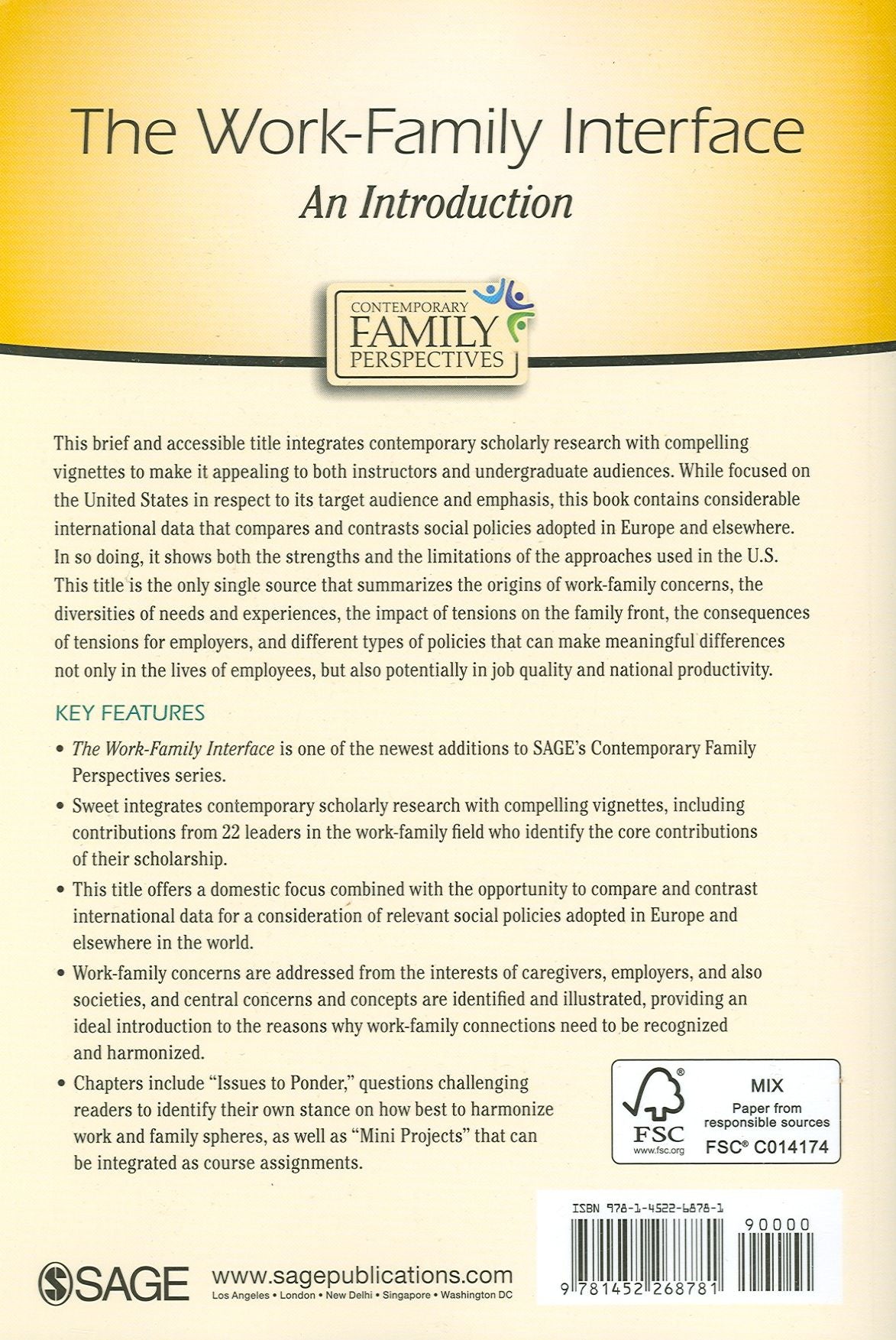 The Work-Family Interface: An Introduction