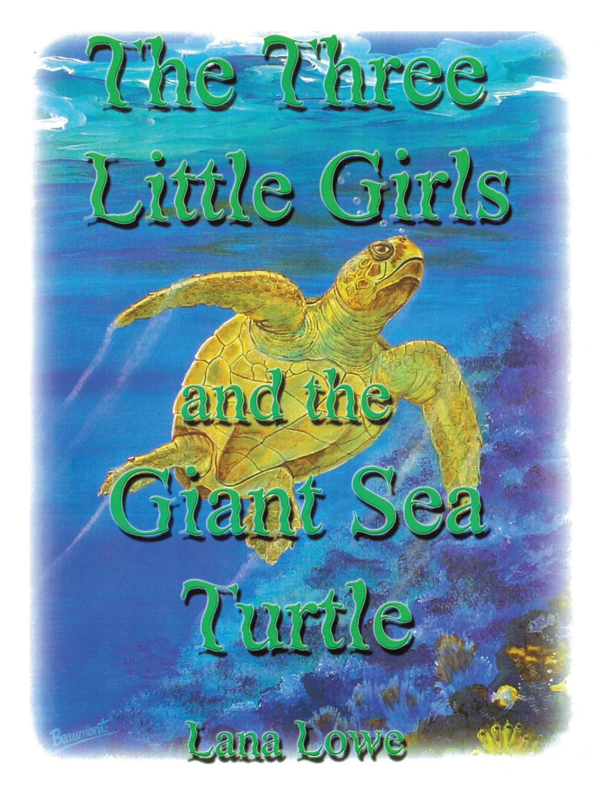 The Three Little Girls and the Giant Sea Turtle