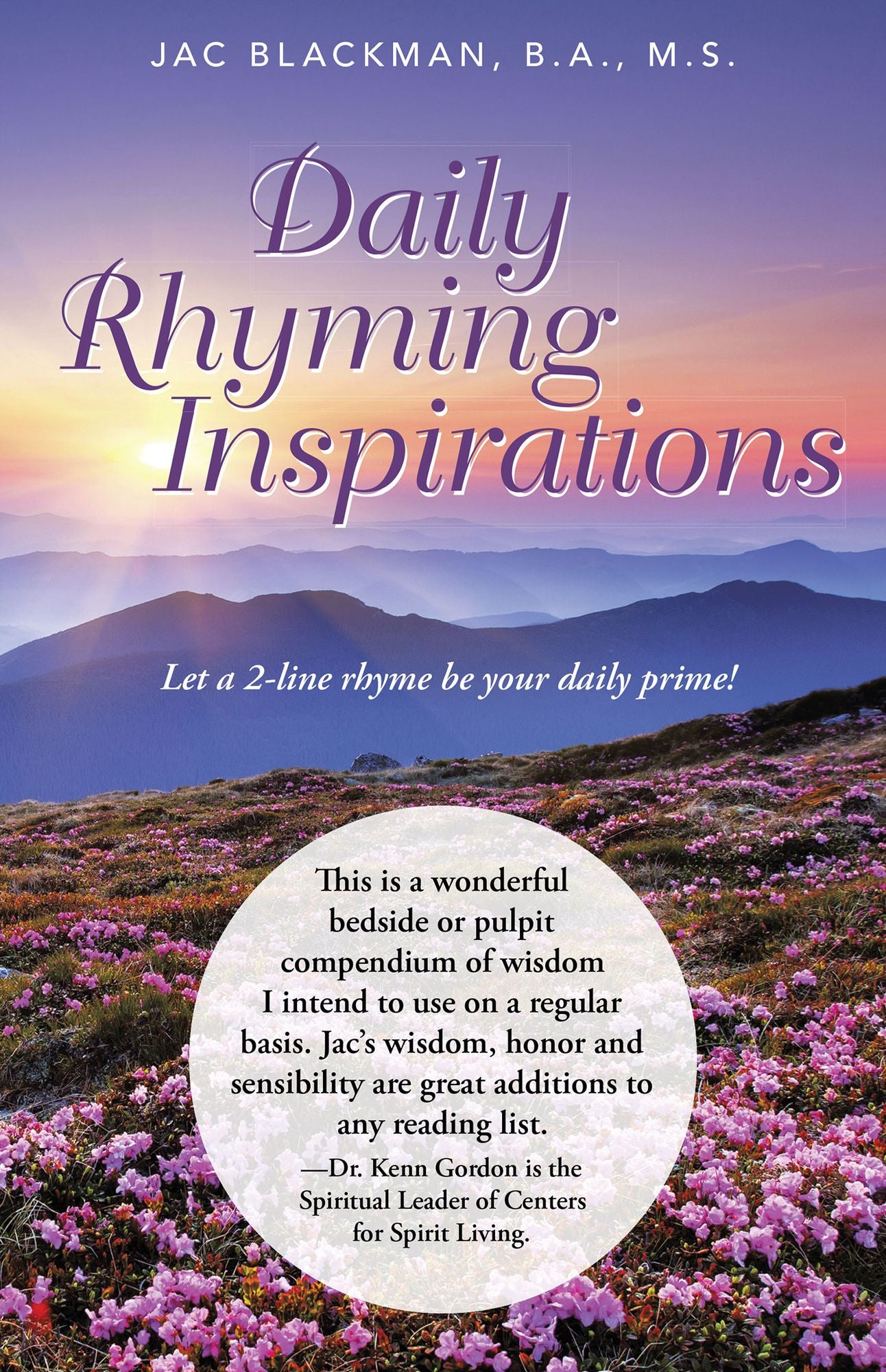 Daily Rhyming Inspirations: Let a 2-line rhyme be your daily prime!
