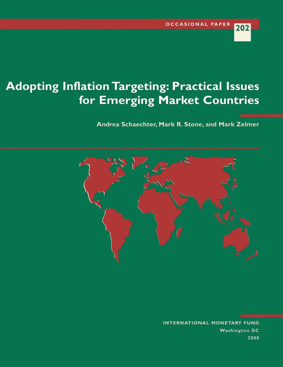 Adopting Inflation Targeting: Practical Issues for Emerging Market Countries