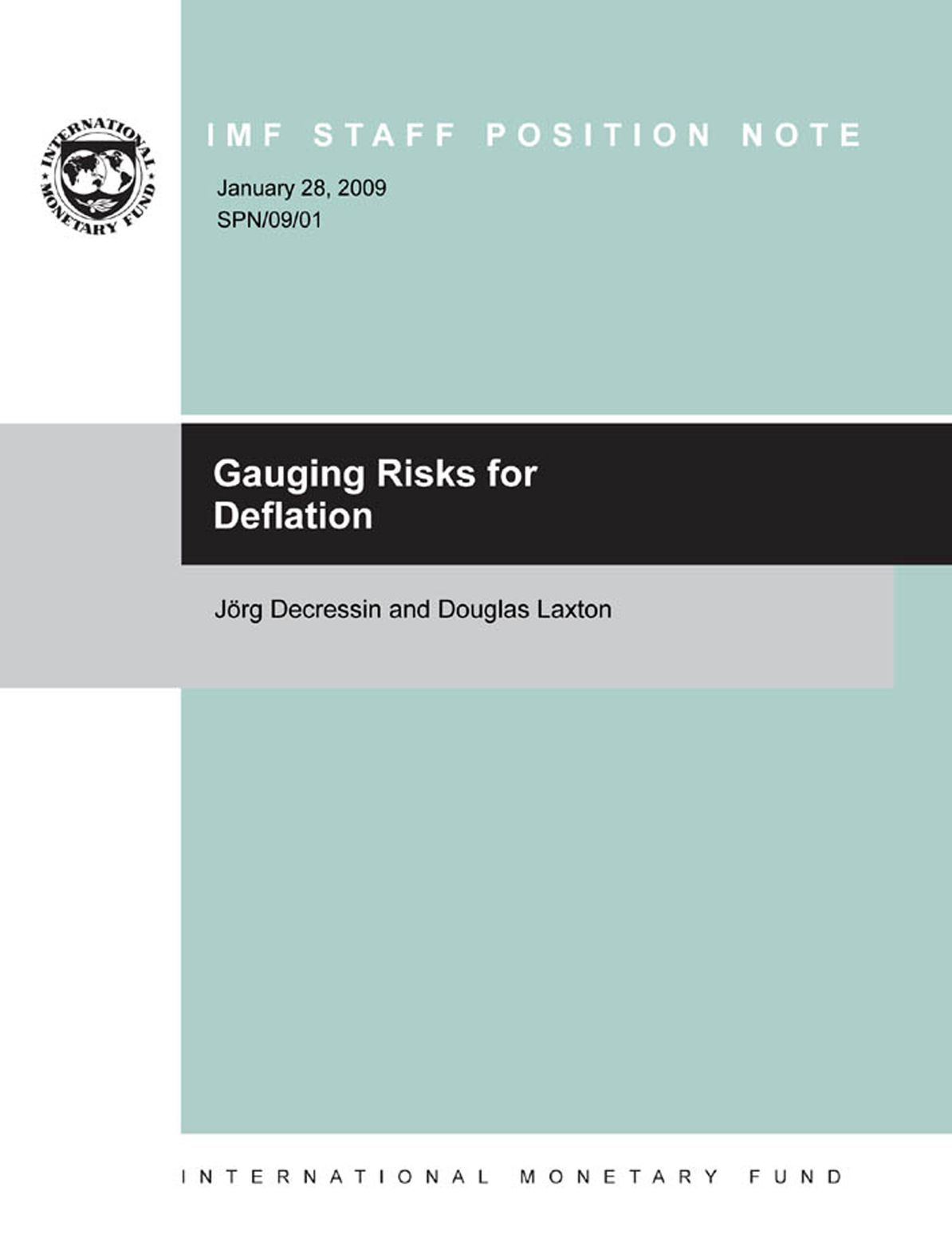 Gauging Risks for Deflation