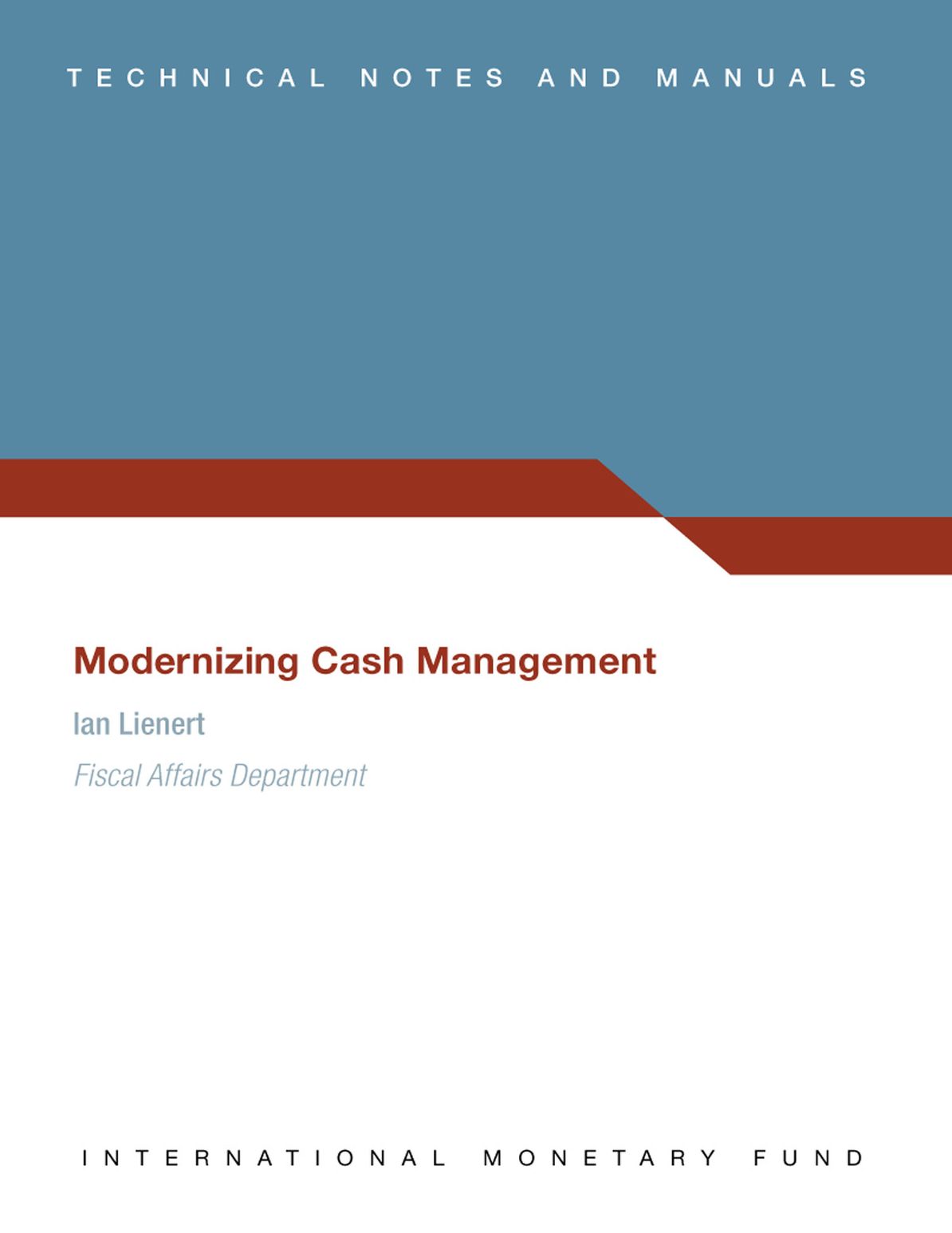 Modernizing Cash Management
