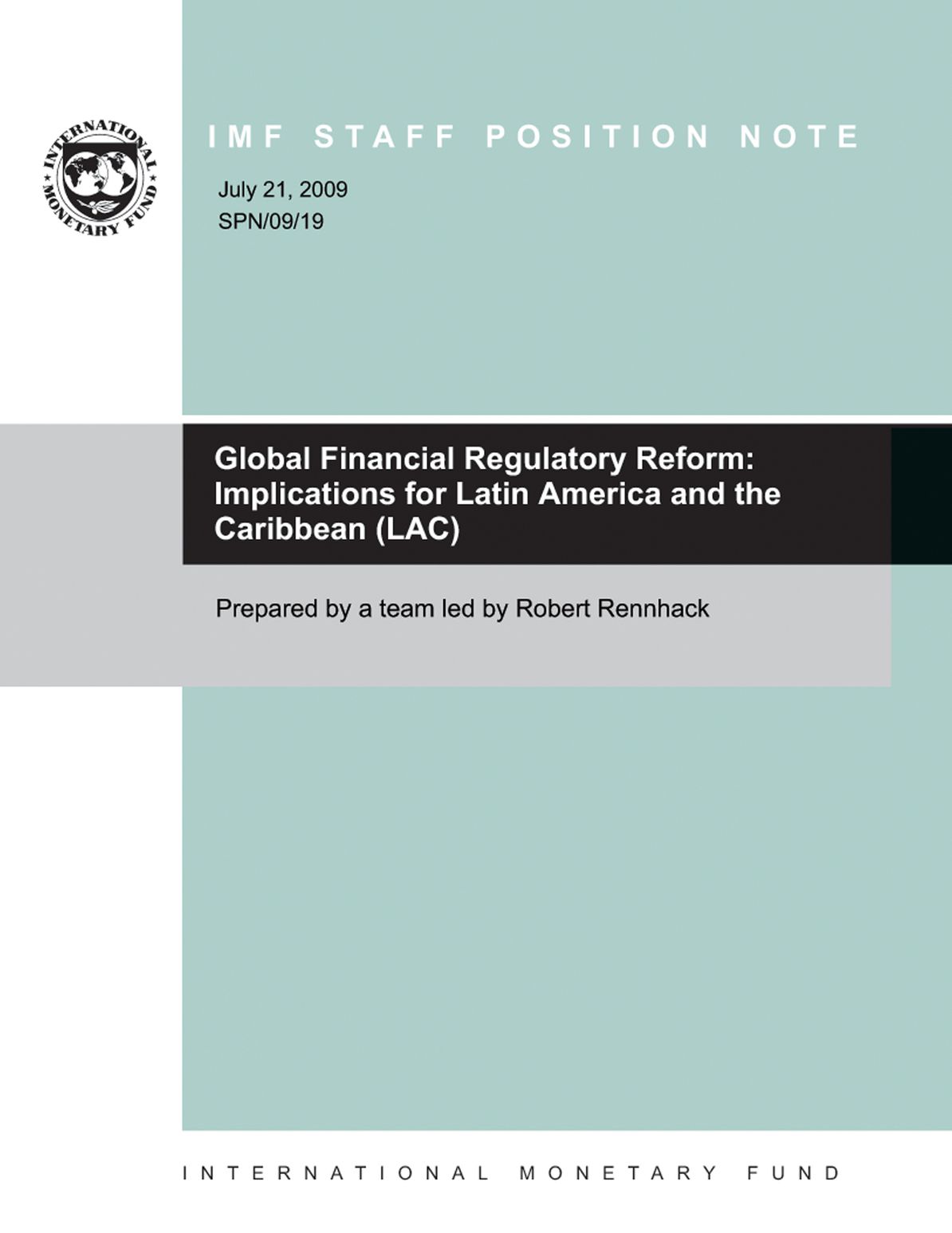 Global Financial Regulatory Reform: Implications for Latin America and the Caribbean (LAC)