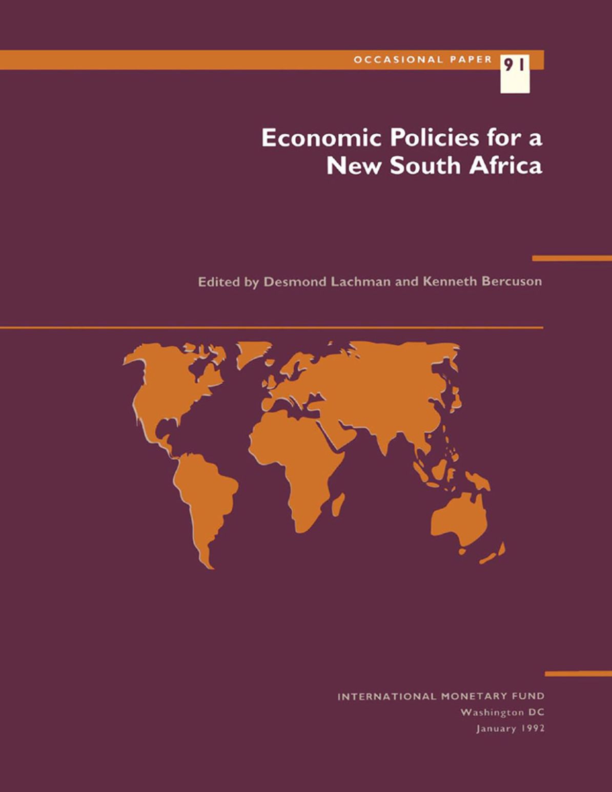 Economic Policies for a New South Africa