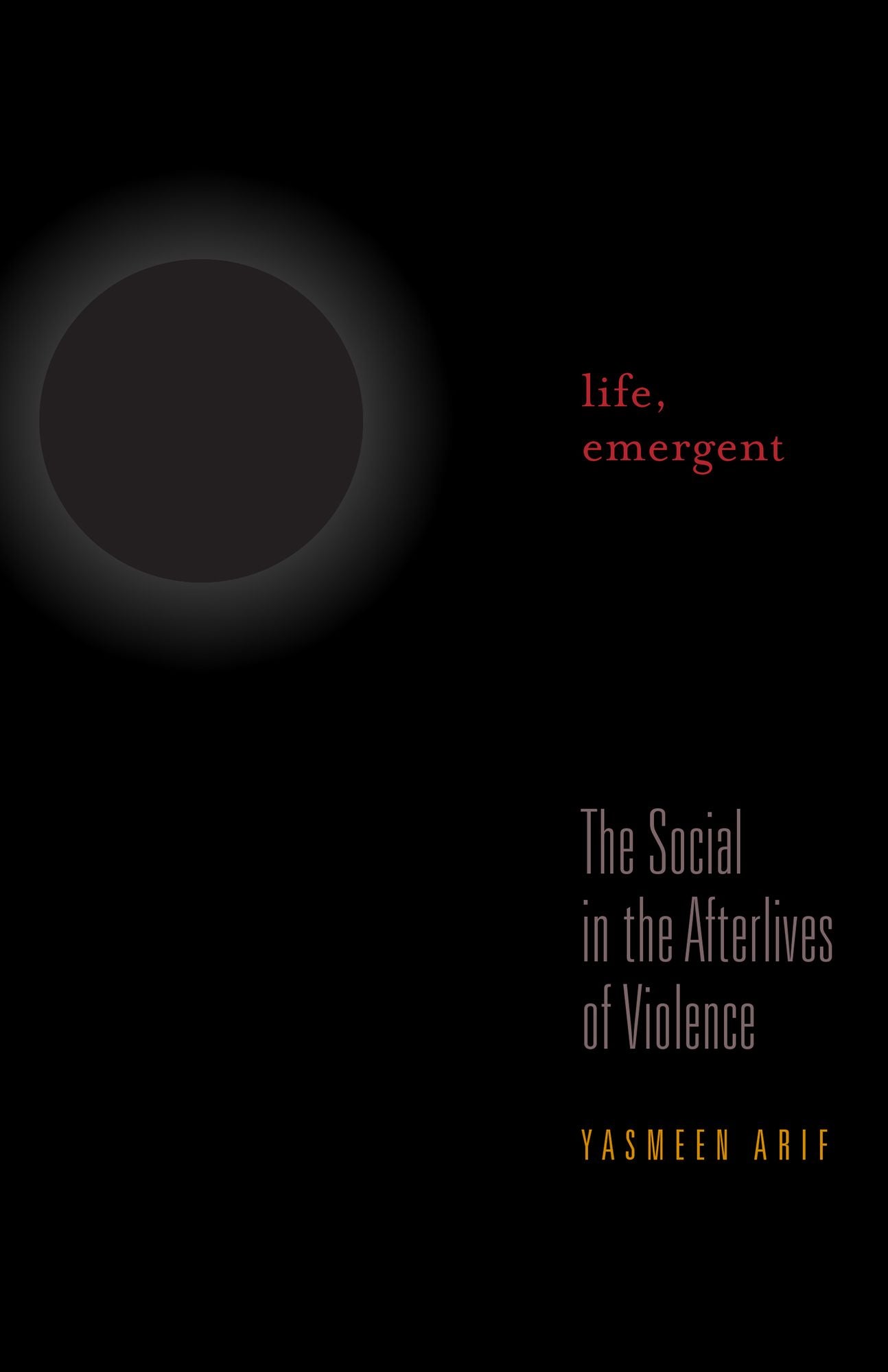Life, Emergent: The Social in the Afterlives of Violence
