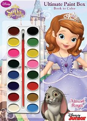 Disney Junior - Sofia the First - Princess in Training: Ultimate Paint Box Book to Color