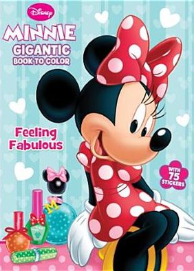Minnie Gigantic Book to Color [With Sticker(s)]