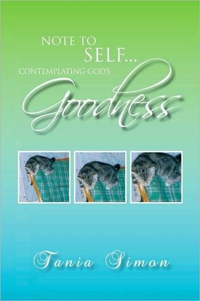 Note to self...Contemplating God's Goodness